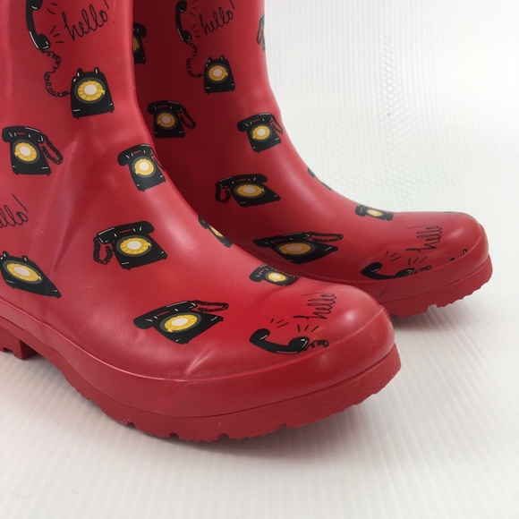 CONVERSATIONS by ANTHROPOLOGIE Call Me Red Boot - Picture 2 of 8